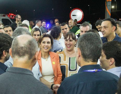 Prefeitas Adriana Roncada (Tarumã) e Telma Spera (Assis)  participam de entrega da duplicação da SP-333 com o Governador