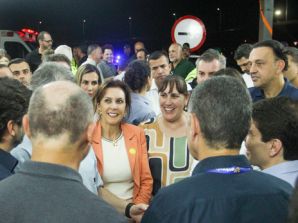 Prefeitas Adriana Roncada (Tarumã) e Telma Spera (Assis)  participam de entrega da duplicação da SP-333 com o Governador